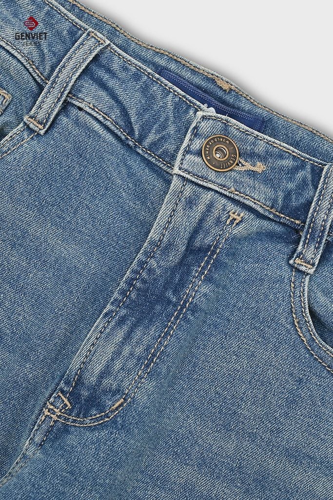 Quần Jeans Nam Ống Col Vừa TQ1103J08747