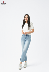 Quần Jeans Nữ Ống Đứng