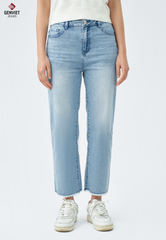 Quần Jeans Nữ Ống Đứng