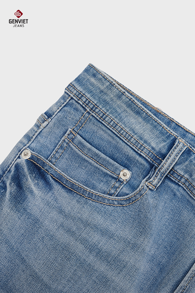 Quần Jeans Nam Ống Col Đứng TQ1108J08759