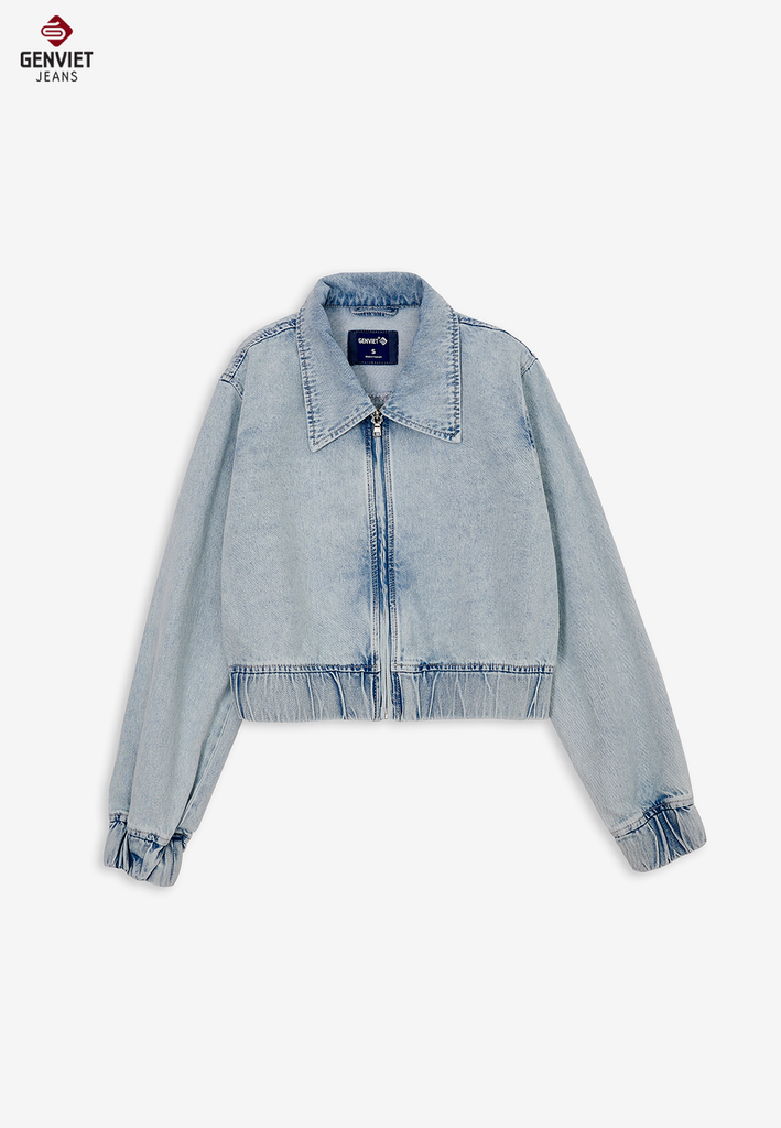 Áo Khoác Jeans Nữ  Bomber