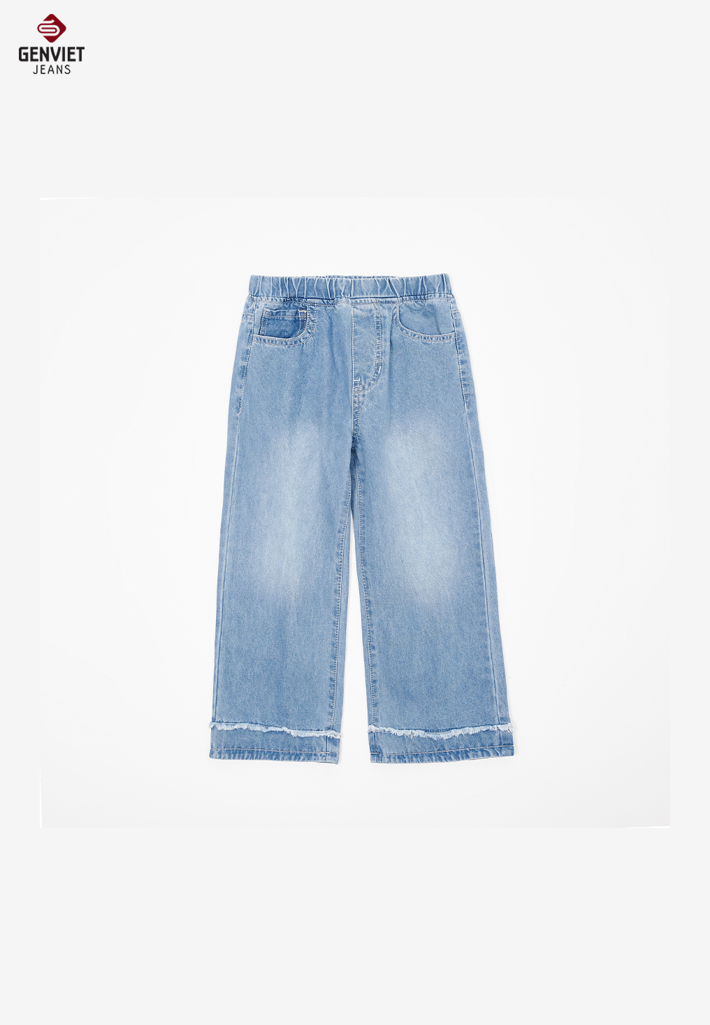  Quần Dài Jeans Bé Gái Ống Suông W241.K.KQ1224J08770 