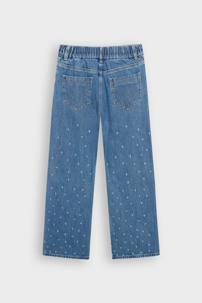 Quần Dài Jeans Nữ Dáng Suông