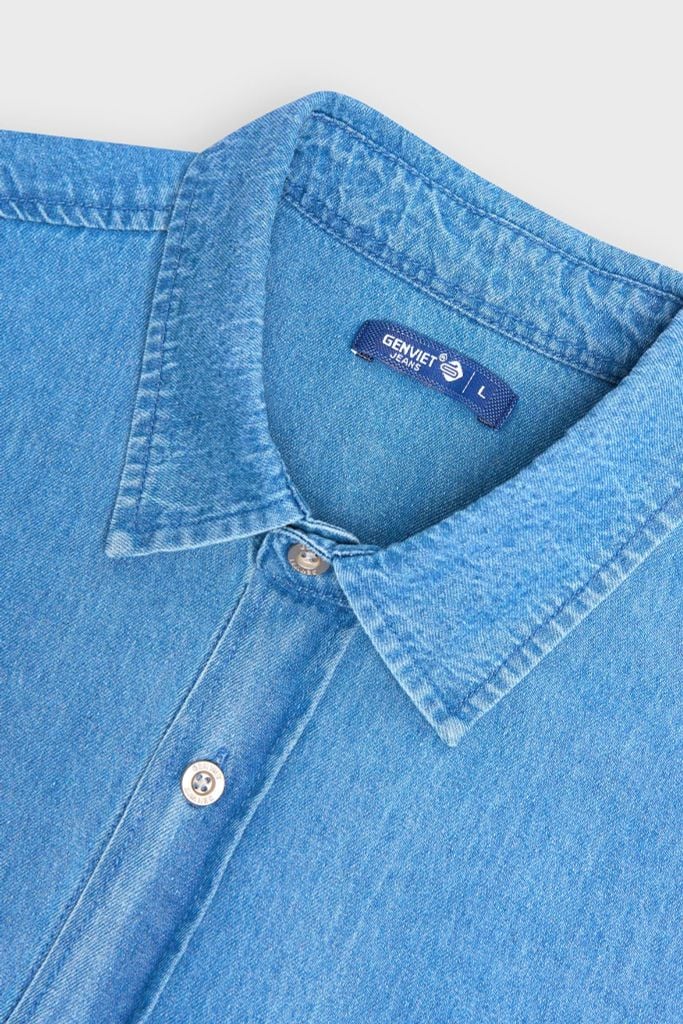 Áo Sơ mi Cộc Tay Jeans Nam S251.G.TA1123J09010