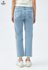 Quần Jeans Nữ Ống Đứng