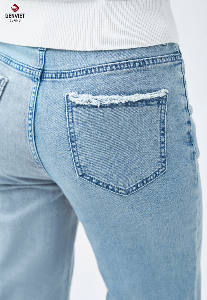 Quần Jeans Nữ Ống Đứng