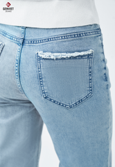 Quần Jeans Nữ Ống Đứng