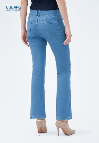 Quần Jeans Nữ Suông Vảy DQ1210J08783