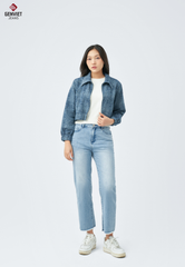 Quần Jeans Nữ Ống Đứng