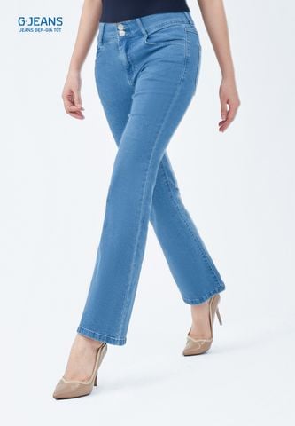Quần Jeans Nữ Suông Vảy DQ1210J08783