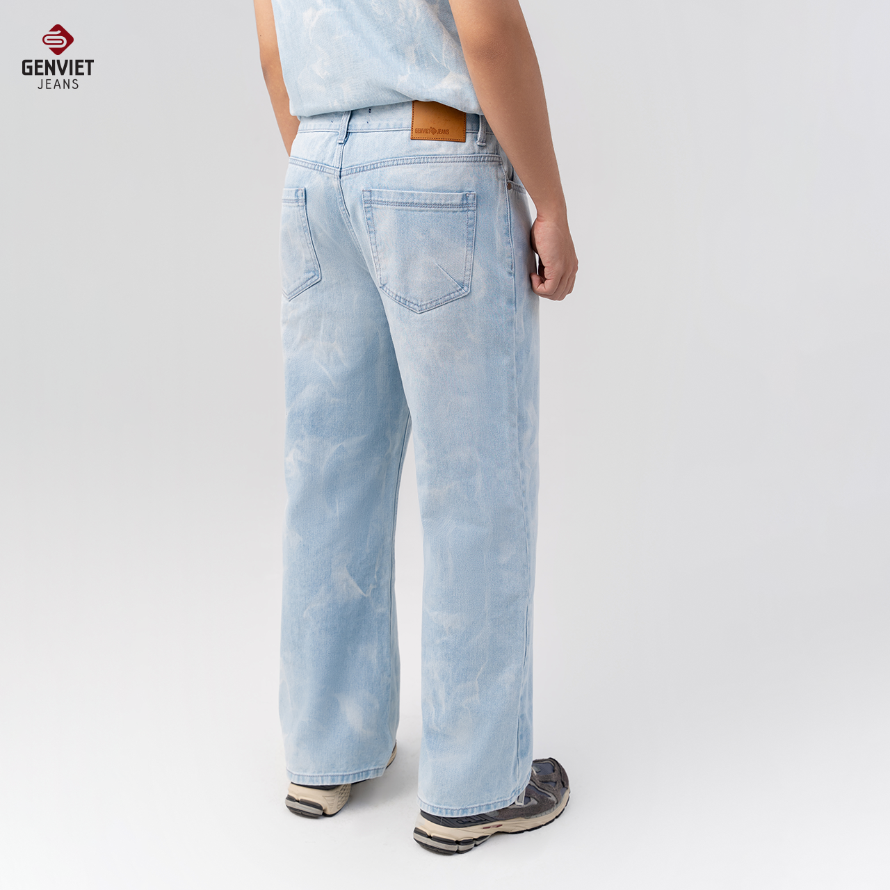  Quần Dài jeans Nam Ống Suông W241.G.XQ1024J08862 