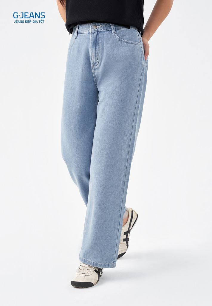 Quần Jeans Nữ Suông Vừa DQ1223J08734