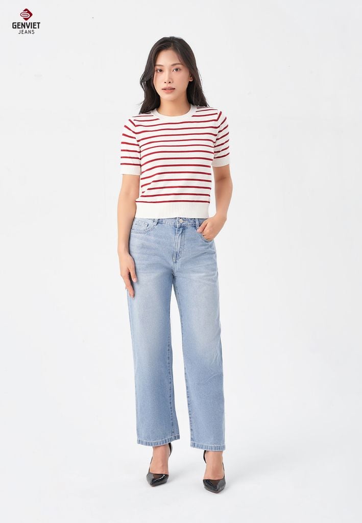 Quần Jeans Nữ Ống Đứng TQ1209J08733