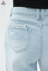 Quần Jeans Nữ Ống Suông