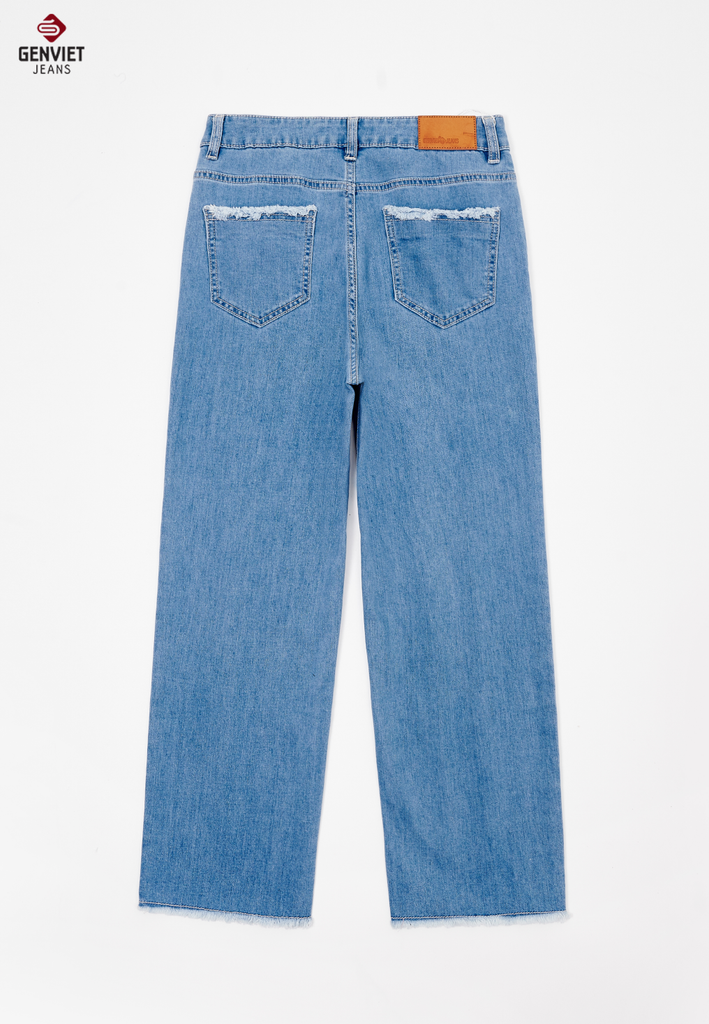 Quần Jeans Nữ Ống Đứng