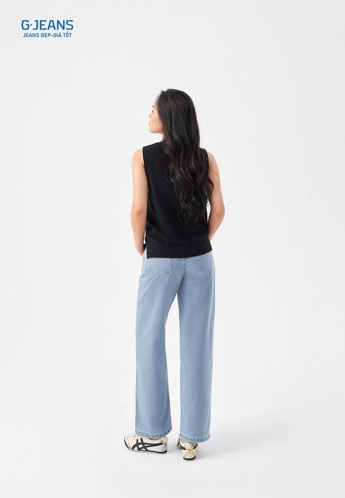 Quần Jeans Nữ Suông Vừa DQ1223J08734