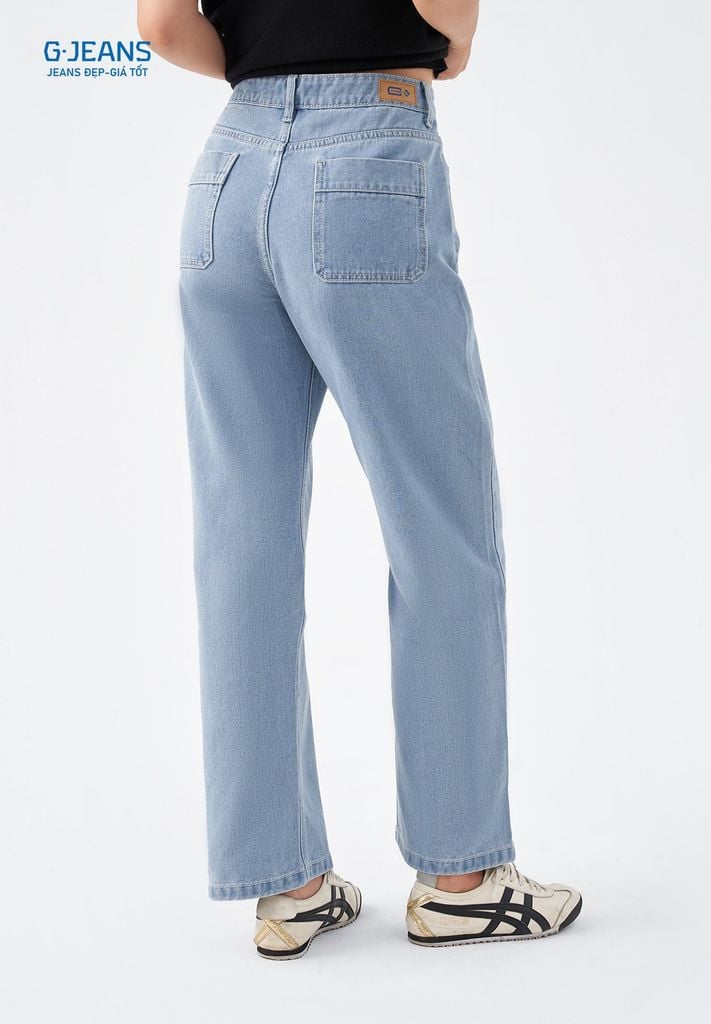Quần Jeans Nữ Suông Vừa DQ1223J08734