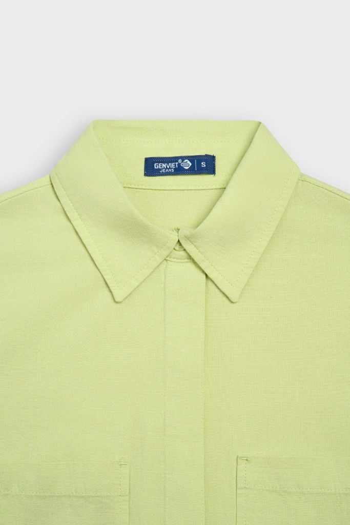 Áo Sơmi Cộc Tay Nữ Croptop TA2229C08955