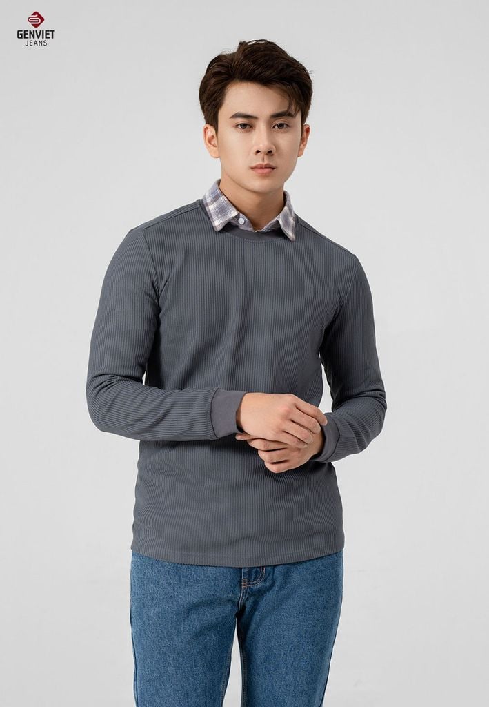 Áo Thun Dài Tay Nam D4121T8439