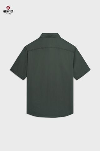 Áo Sơmi Cotton Cộc Tay Nam Suông Vừa TA1123C08927