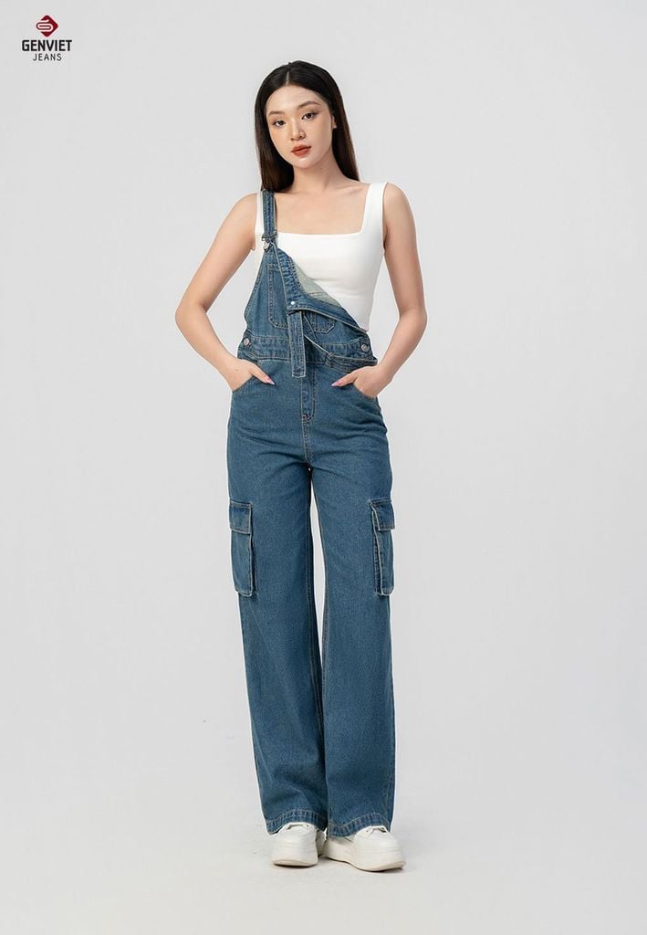 Yếm Jeans Nữ TY124J8554