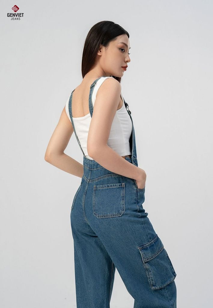 Yếm Jeans Nữ TY124J8554