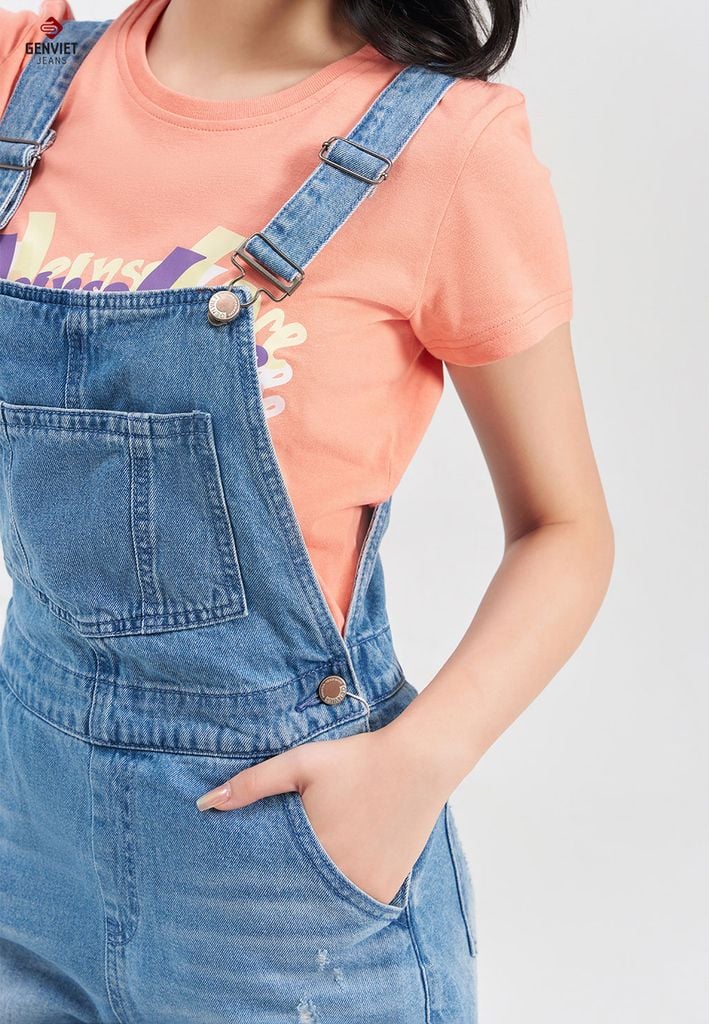 Yếm Jeans Nữ TY424J8184
