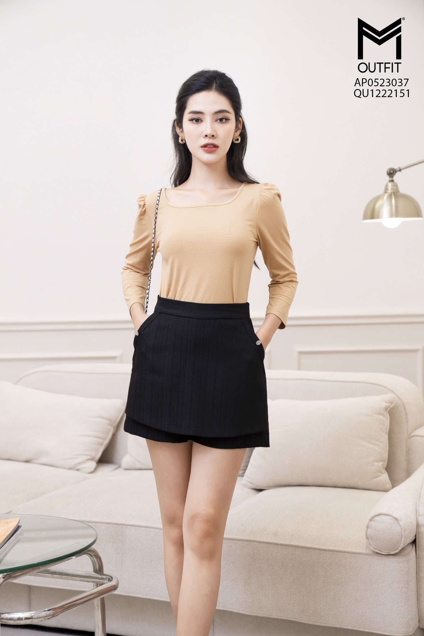 ÁO COTTON TAY DÀI