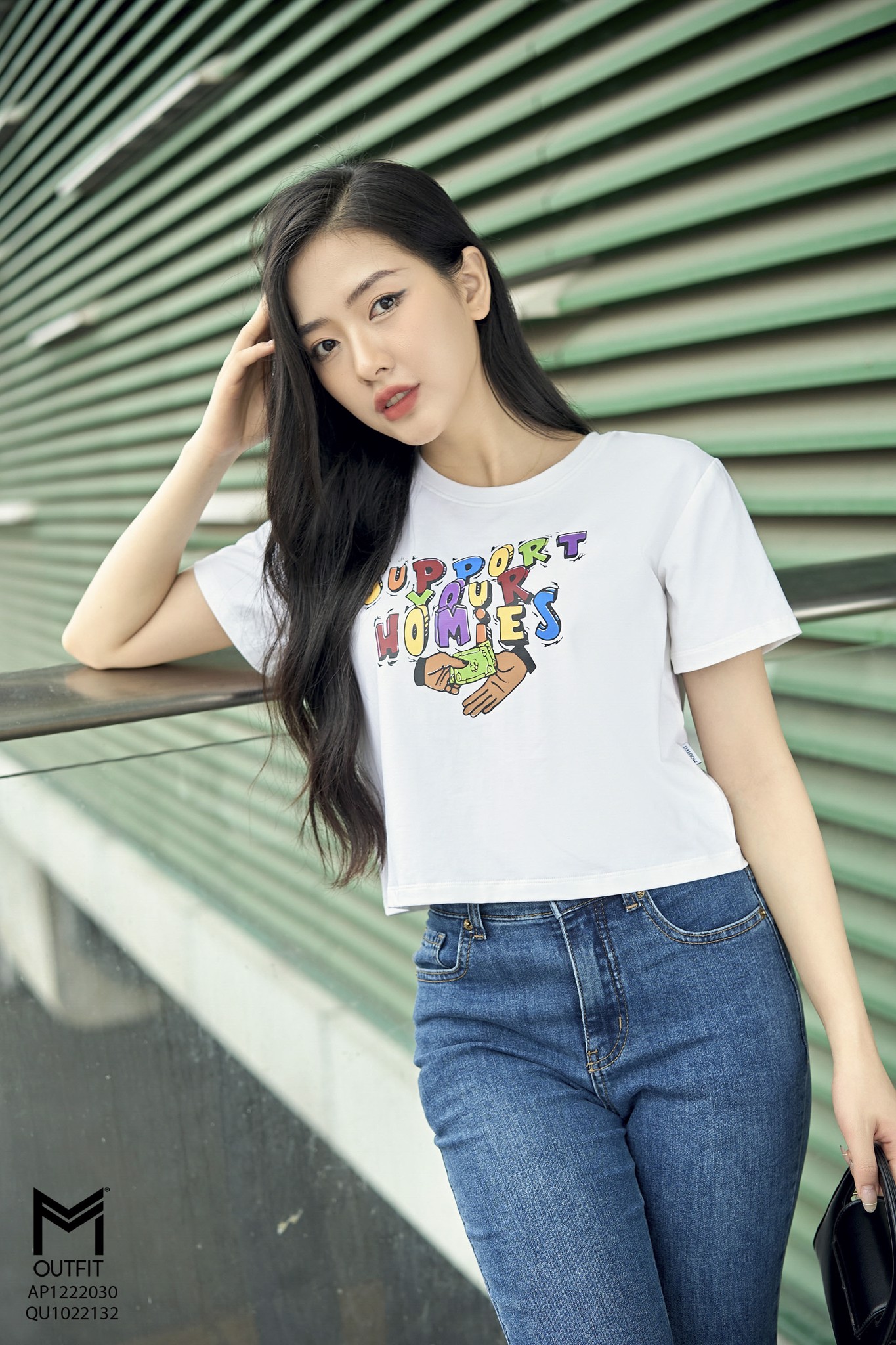 Áo Phông Kẻ Hmờ ngắn tay Japan