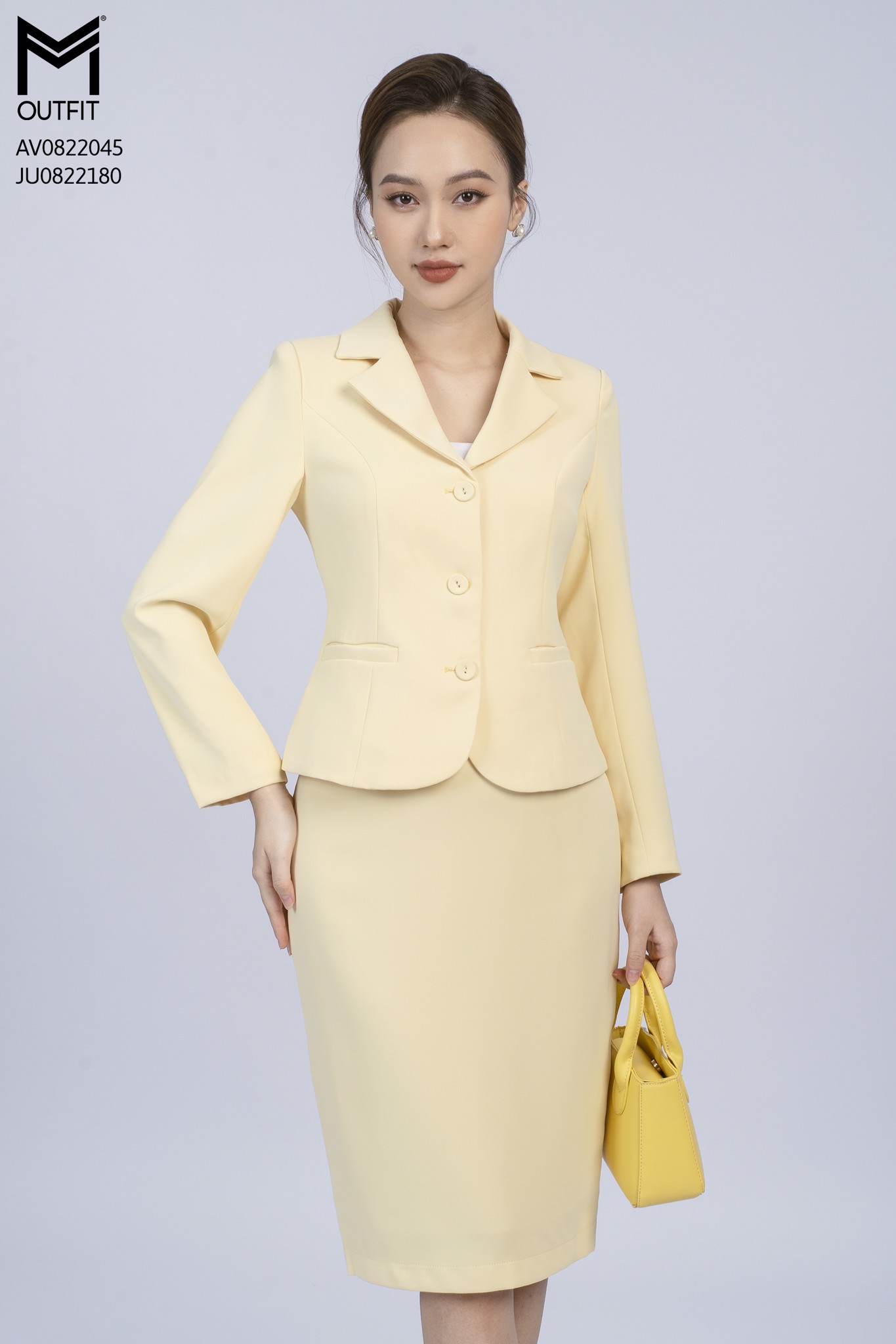 ÁO KHOÁC DÀI TAY, 3 CÚC, NHẤN TÚI