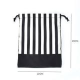  May Túi Rút Dây Nhỏ Kẻ Sọc, Chất Liệu Satin Tái Chế, Đựng Quà và Mỹ Phẩm Theo Yêu Cầu - TD2412 