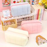  May Túi Đựng Bút, Túi Trang Điểm và Đựng Đồ Skincare Hình Gối Nhật Bản, Chất Liệu Nhung Mềm Mại Thiết Kế Theo Yêu Cầu - TD2404 