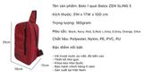  Balos ZEN SLING 5 D.Red - Balo chéo một quai 