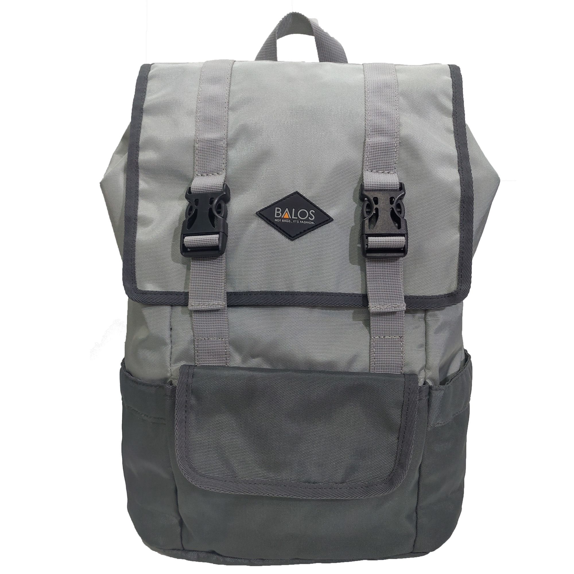  Balos SKY FLAP Grey/D.Grey Backpack - Balo Laptop thời trang 