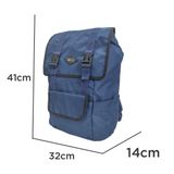  Balos SKY FLAP Navy Backpack - Balo Laptop thời trang 