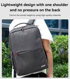  May Balo Laptop Thiết Kế Nhẹ, Dung Tích Lớn, Kèm Khoá Kéo, Đệm Mềm Mại Theo Yêu Cầu - BL2414 