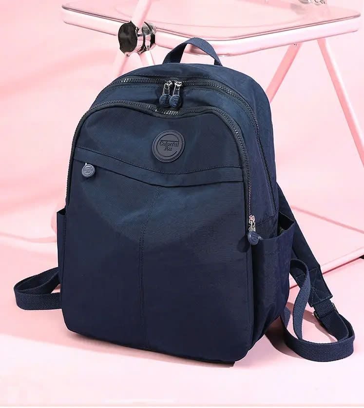  May Balo dung tích lớn, màu sắc đơn giản, phù hợp cho việc học và sử dụng laptop hàng ngày theo yêu cầu - BL24184 