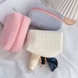  May Túi Đựng Bút, Túi Trang Điểm và Đựng Đồ Skincare Hình Gối Nhật Bản, Chất Liệu Nhung Mềm Mại Thiết Kế Theo Yêu Cầu - TD2404 