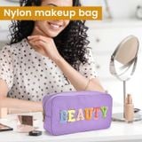  May Túi Đựng Đồ Trang Điểm Thêu Chữ Theo Yêu Cầu, Dung Tích Lớn Theo Yêu Cầu - TD2410 