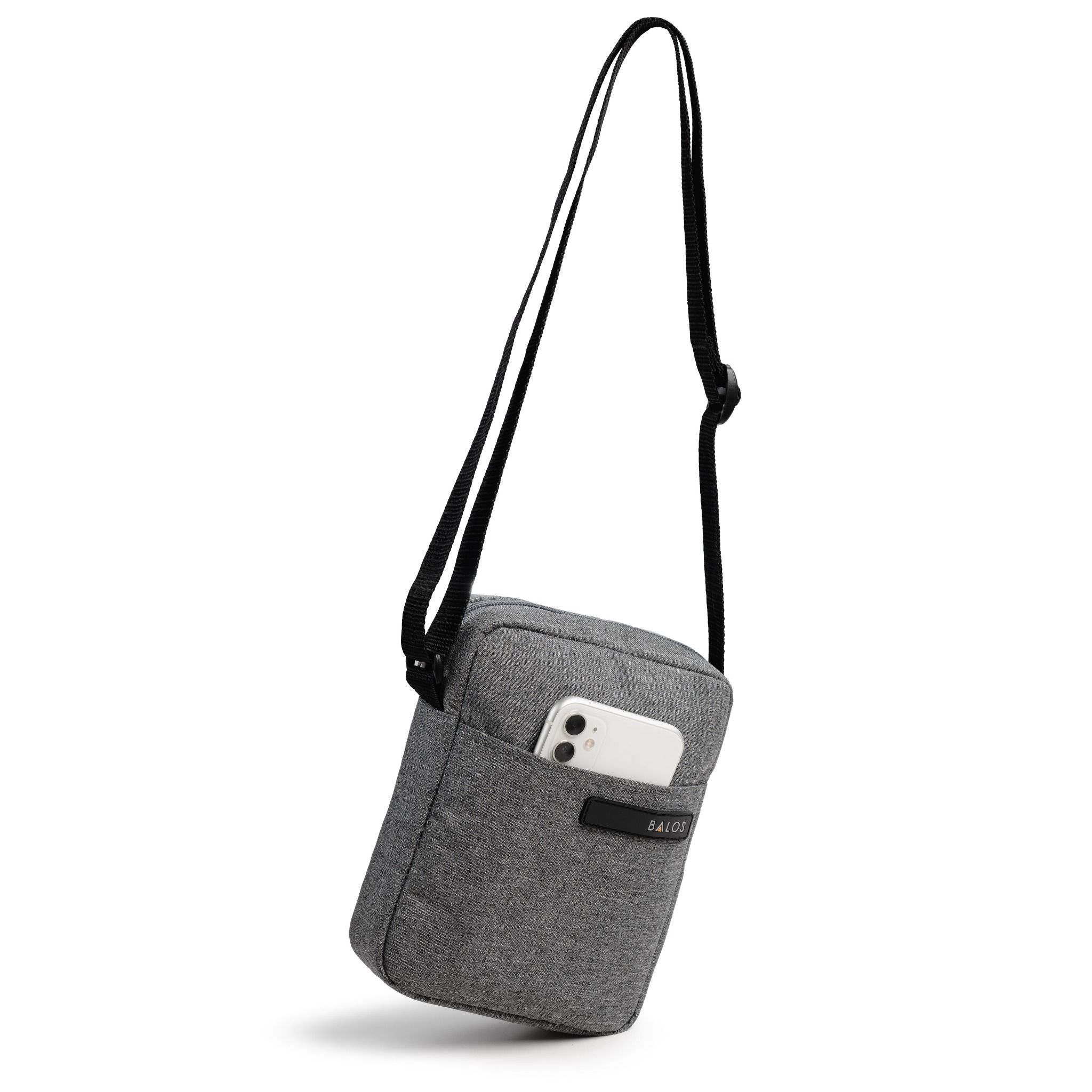  May Balo Túi Đeo Chéo Theo Yêu Cầu Balos MINI BAGS Grey Unisex 