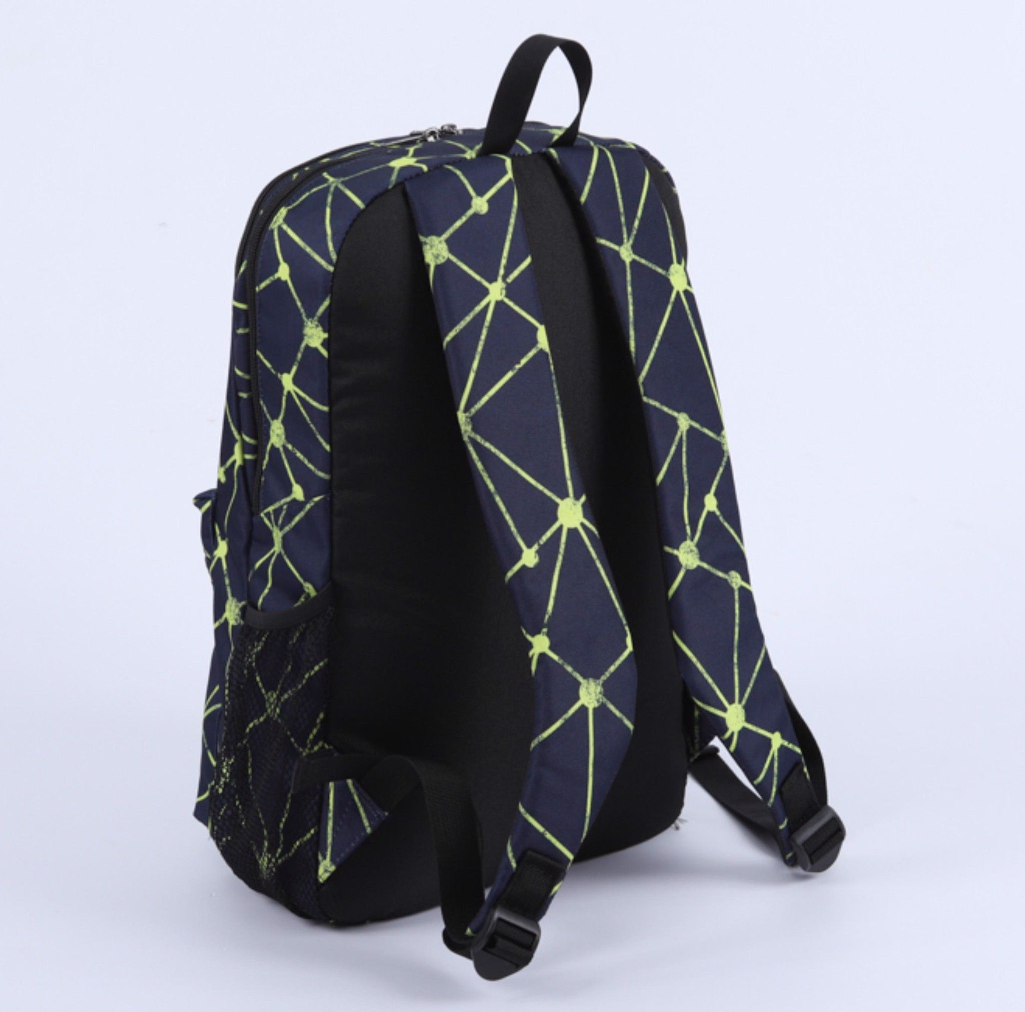  Balos AKIRA Navy/Green Backpack - Balo Thời Trang 