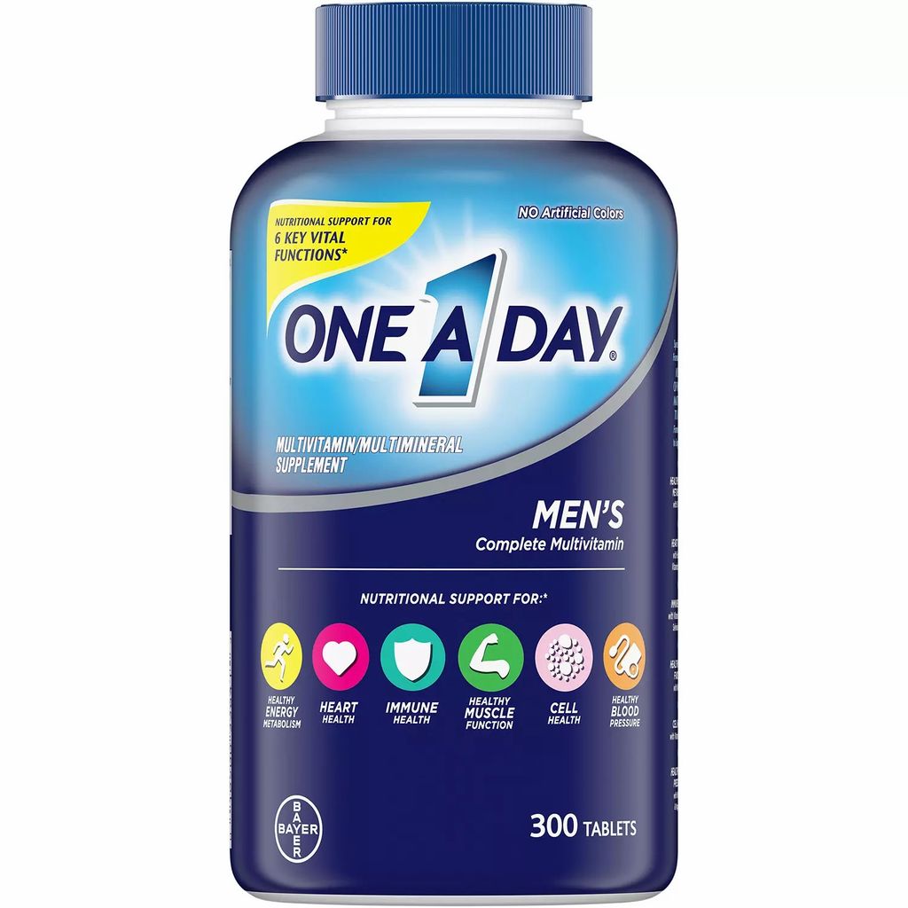 Viên Uống Bổ Sung Vitamin Tổng Hợp One A Day Men's 50+ 300 Viên Siêu