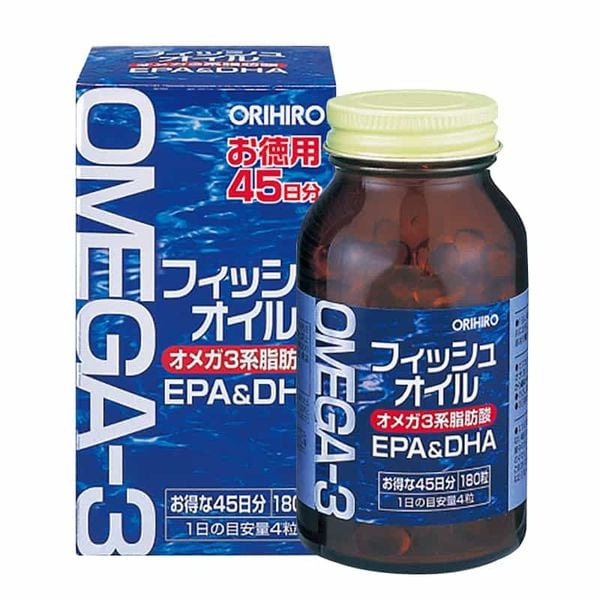 Omega 3 Orihiro NHật Bản 180 Viên