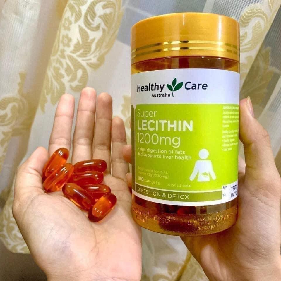 Viên Uống Mầm Đậu Nành Healthy Care Super Lecithin 1200mg - 100 viên