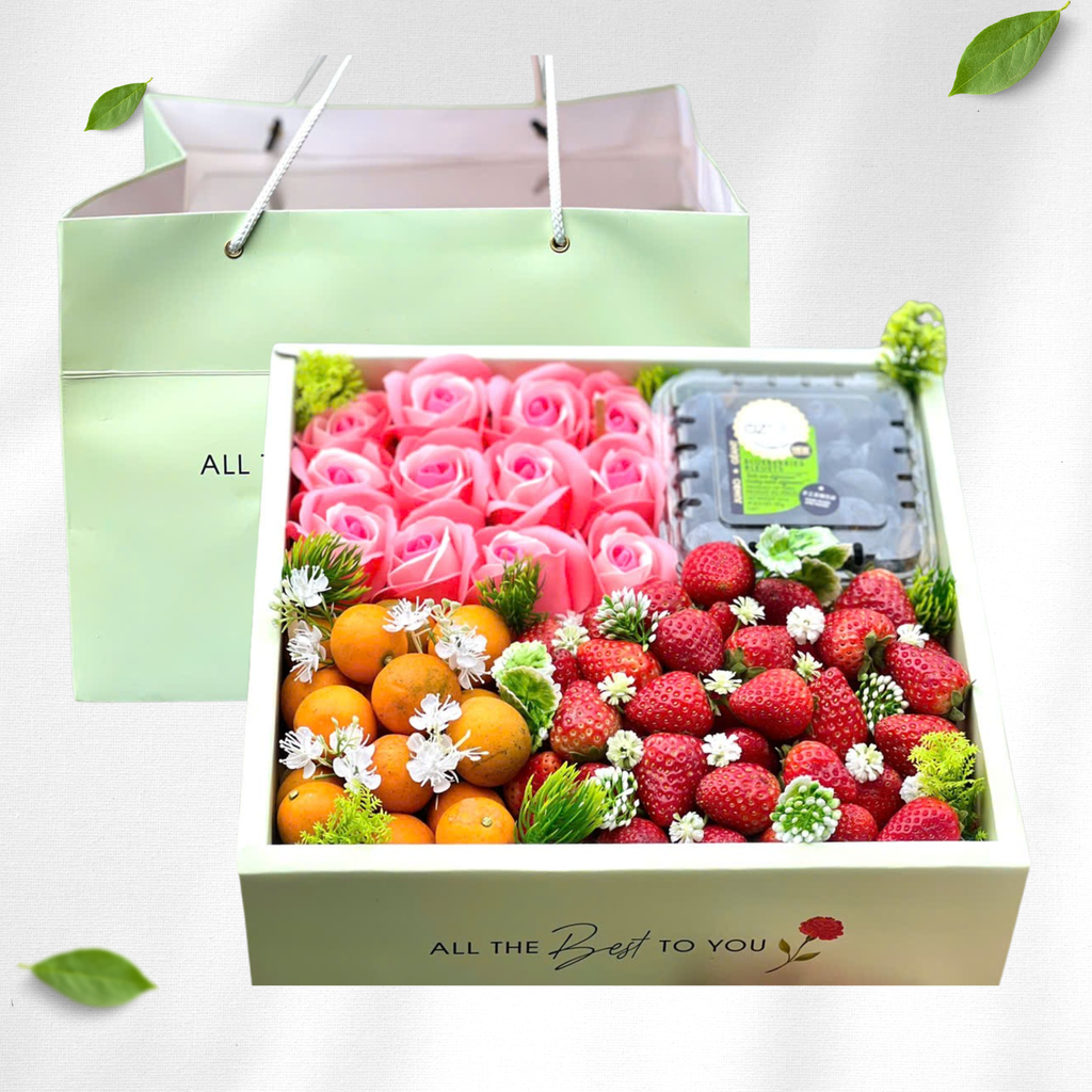 Quà tặng ý nghĩa cho vợ, người yêu ngày 8/3  - Set Quà Trái Cây Ngoại Nhập