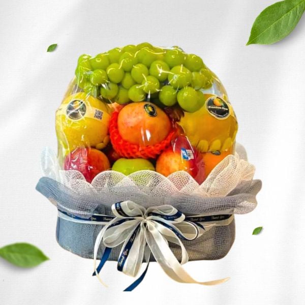 Quà 14/2 Cho Bạn Gái - Giỏ Quà Trái Cây Nhập Khẩu 04