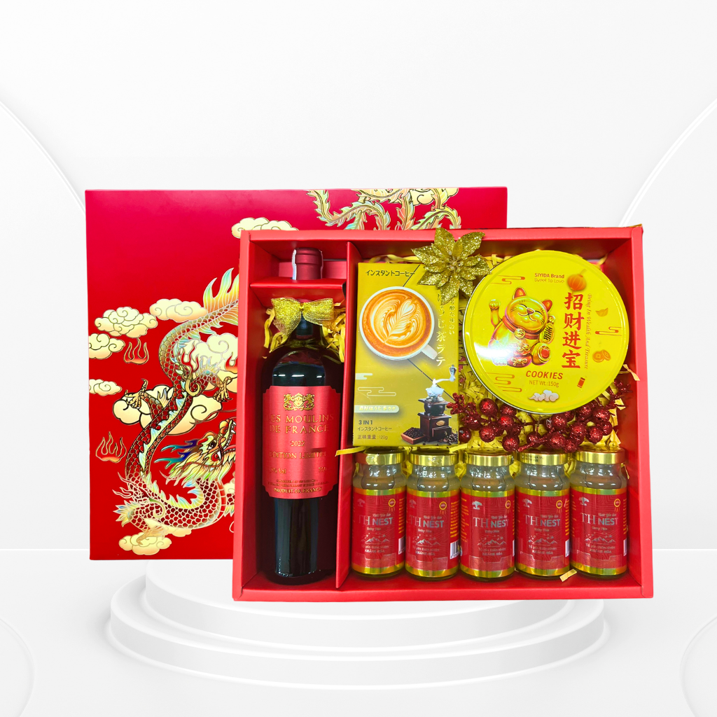 Giỏ Quà Tết Cao Cấp 2025 - Xuân Phát Tài
