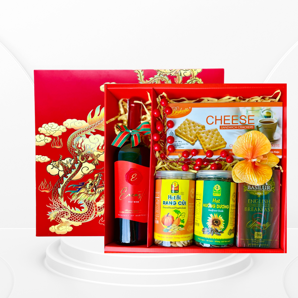 Giỏ Quà Tết Cao Cấp 2025 - Phú Quý