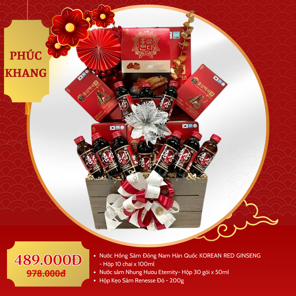 Giỏ Quà Tết Cao Cấp 2026 - Phúc Khang