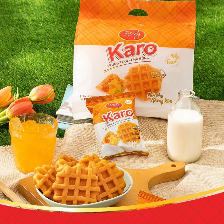 Bánh Trứng Tươi Chà Bông Karo Richy - Gói